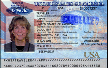 Passport ID sample